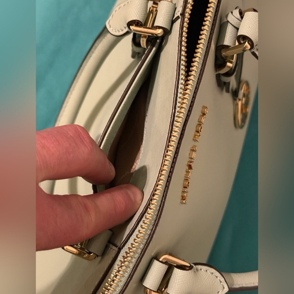 Michael Kors Ciara Saffiano Leather Satchel - Picture 10 of 14